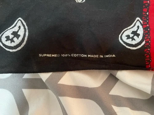 Supreme X Dead Prez Bandana 100 % Authentic - photo 2