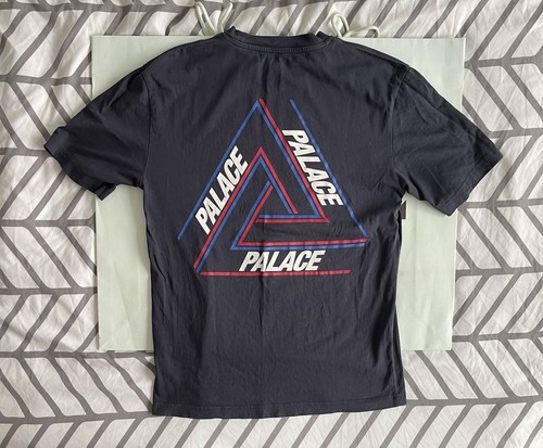 Palace Tri Ferg T Shirt Navy Sz M 100 % Authentic