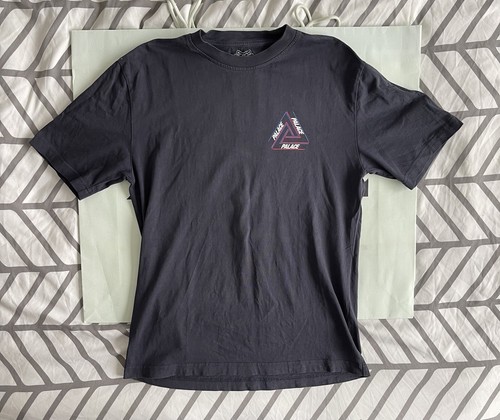 Palace Tri Ferg T Shirt Navy Sz M 100 % Authentic - photo 2