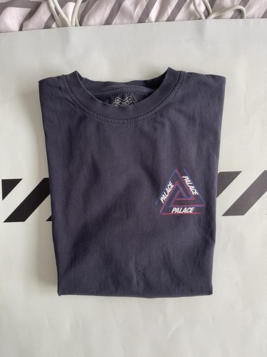 Palace Tri Ferg T Shirt Navy Sz M 100 % Authentic - photo 3