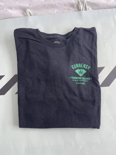 Diamond Supply Co X Curren$y T Shirt Black Sz M - photo 3