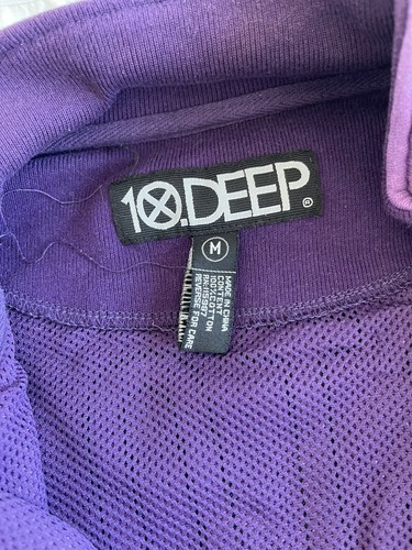 10 Deep Vintage Quarter Zip Sweatshirt Sz M - photo 3