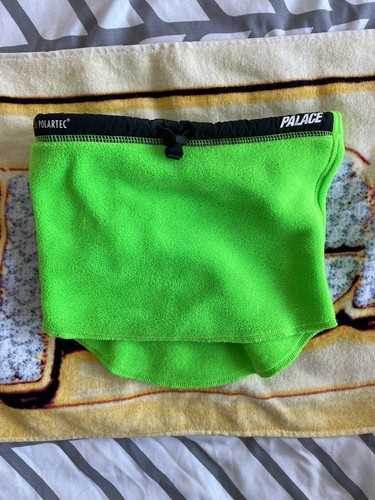 Palace X Polartec Neck Gaiter Electric Green 100% Authentic - photo 2