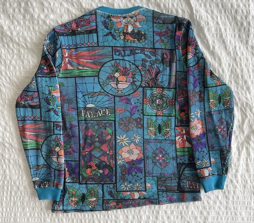 Palace Stained Glass Waffle Long Sleeve Sz M 100% Authentic - photo 2