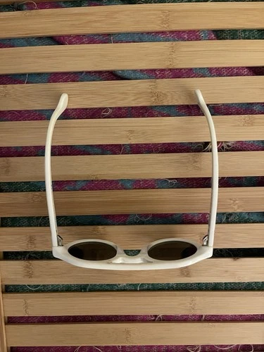 Moncler Sunglasses White Frame With Red Lenses 100 % Authentic - photo 3