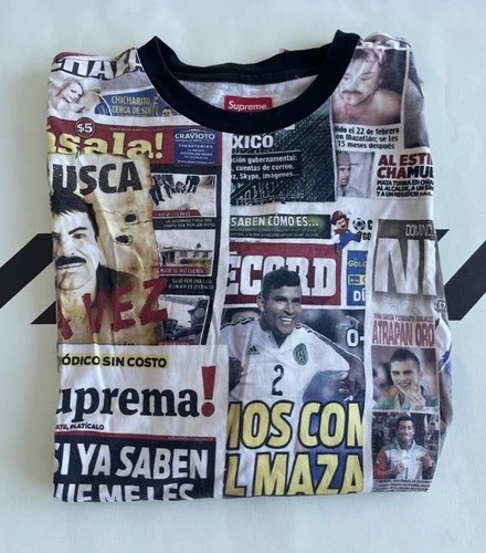 Supreme El Chapo T Shirt S/S 2020 - Size M - photo 3