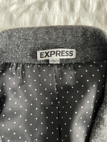 Express Dark Grey Blazer Sz 40R 100 % Authentic - photo 3