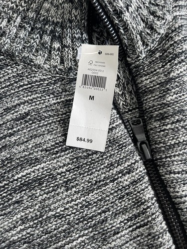 Banana Republic Full Zip Sweater Grey Sz M - photo 4