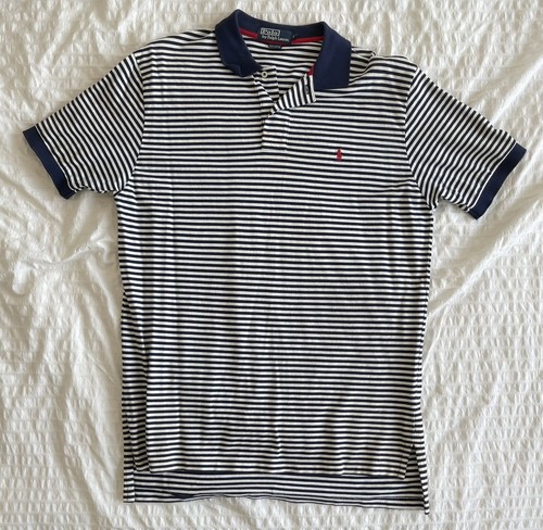 Polo By Ralph Lauren Striped Polo Sz L 100 % Authentic - photo 2