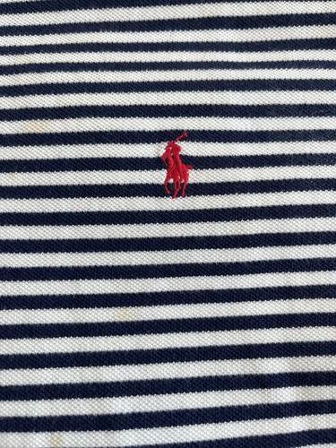 Polo By Ralph Lauren Striped Polo Sz L 100 % Authentic - photo 5