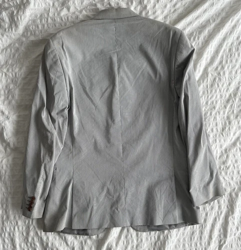 Ralph Lauren Striped Linen Blazer Sz 42R 100 % Authentic - photo 2