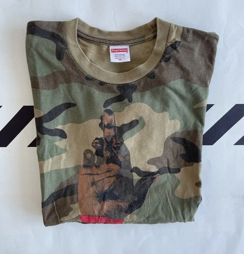 Supreme X Dead Prez Camo T Shirt Sz M 100% Authentic - photo 2