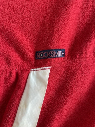 Rocksmith Red Zip Up Fleece Sz M 100 % Authentic - photo 4