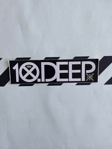 10 Deep Box Logo Sticker 100% Authentic