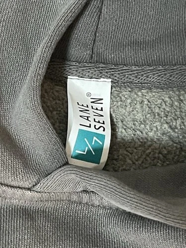 Lane Seven Hoodie Charcoal Grey Sz M 100 % Authentic - photo 4