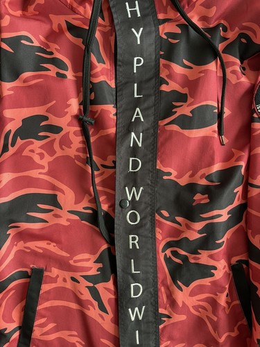 Hypland Red Camo Jacket Sz M 100 % Authentic - photo 5