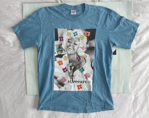 Supreme Naomi Campbell Tee Blue Men's T-Shirt Size M SS20