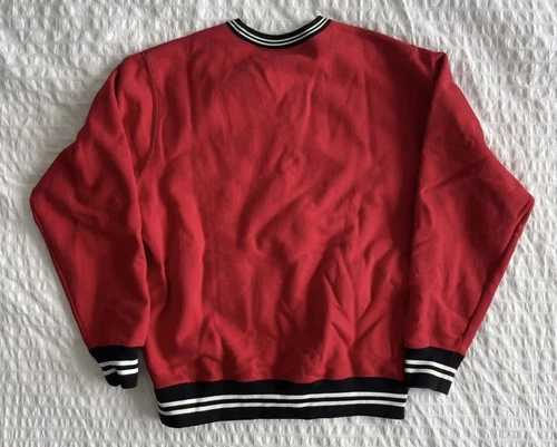 Supreme Team Crewneck Red Sz M 100 % Authentic - photo 2