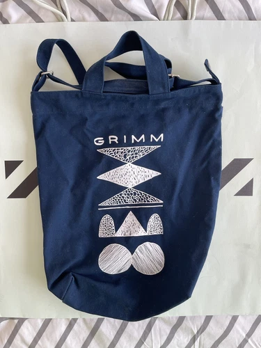 Grimm Brewery Tote Bag Navy 100 % Authentic