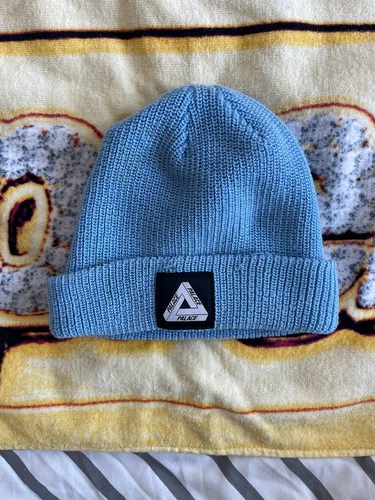 Palace Beanie Sky Blue 100 % Authentic