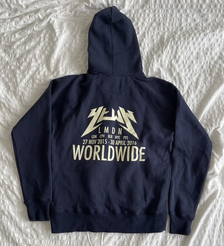 LMDN X Yeezy Talk World Wide Navy Sz M 100% Authentic