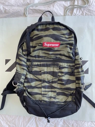 Supreme Back Pack/Duffle Bag/ Pouch Set 2011 Olive Zebra - photo 3