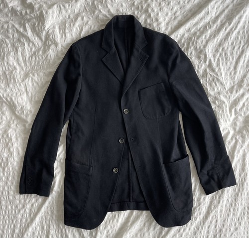 Vintage Navy Wool Men's Blazer Sz M