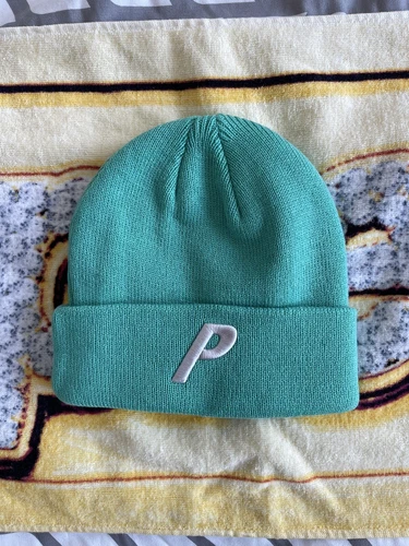 Palace "P" Beanie Tiffany 100% Authentic