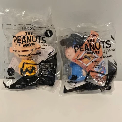 McDonald’s 2015 Peanuts Movie Happy Meal Toys Complete Set - photo 2