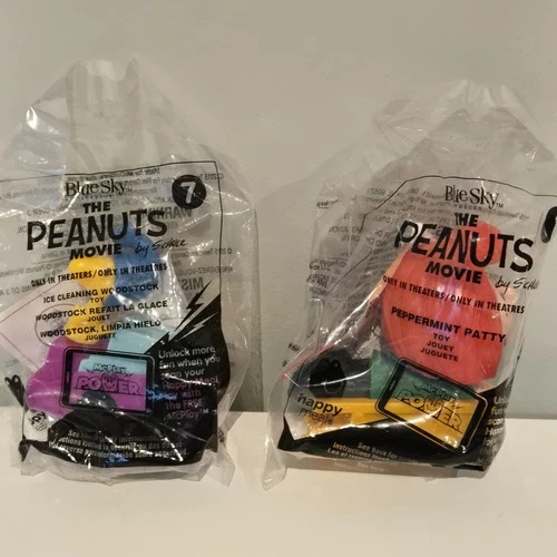 McDonald’s 2015 Peanuts Movie Happy Meal Toys Complete Set - photo 5