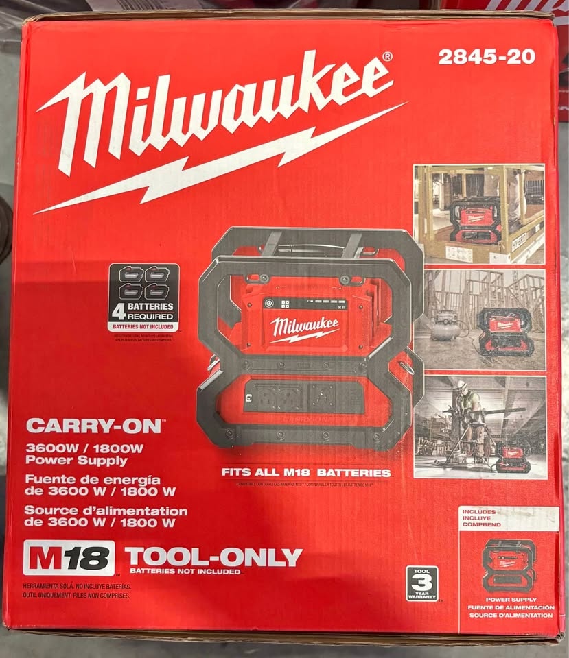 Milwaukee Power Supply
