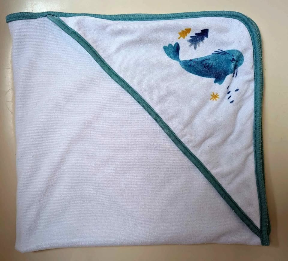 Baby hooded bath towel West End