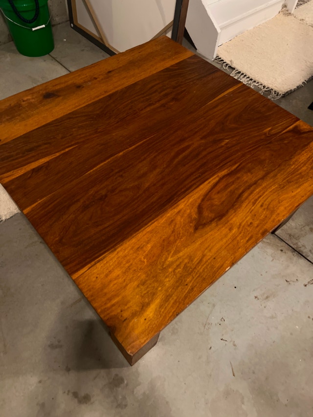SOLID WOOD COFFEE TABLE - photo 2
