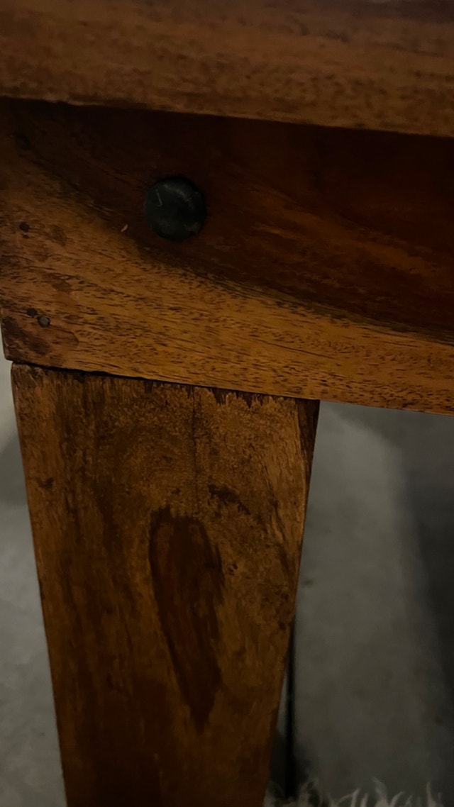 SOLID WOOD COFFEE TABLE - photo 4
