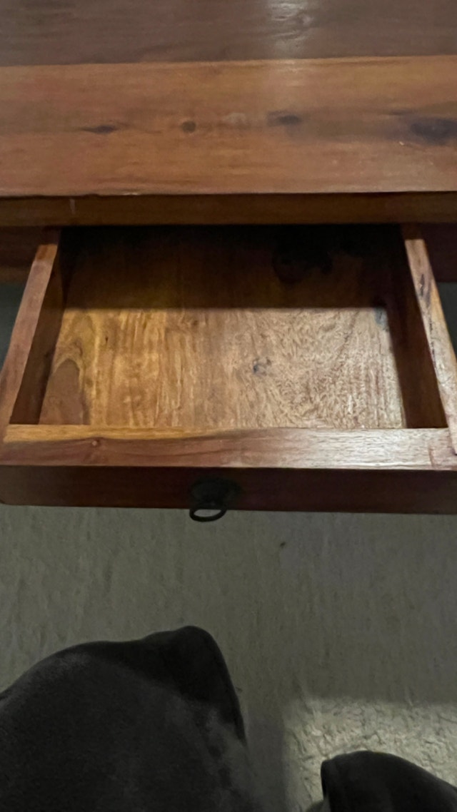SOLID WOOD COFFEE TABLE - photo 5