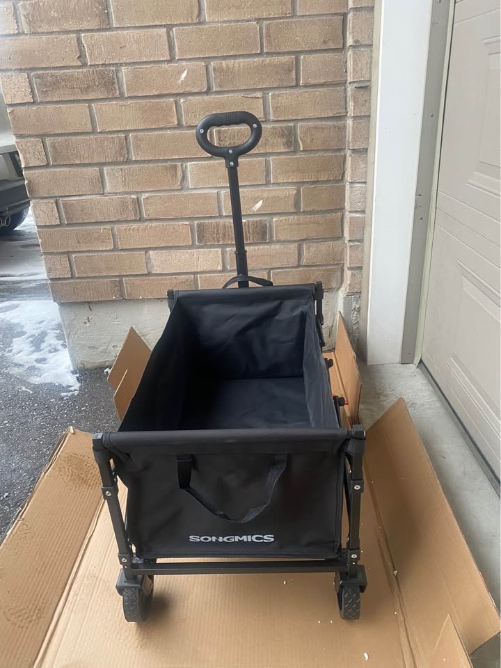 SONGMICS Folding Wagon - Heavy-Duty, Portable - photo 2