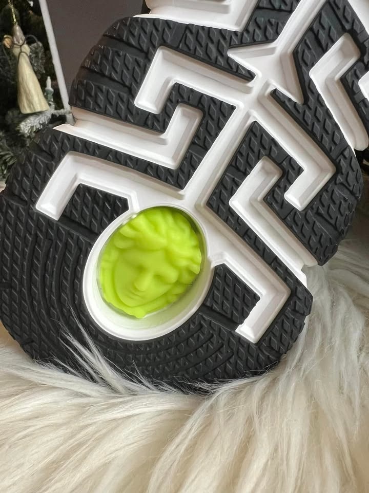 Versace Sneaker Vitello Stampa Dalmata Mix Material NEW - photo 4