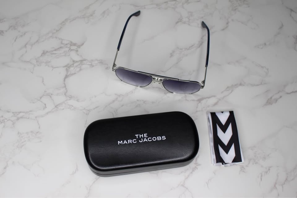 Marc Jacobs Dark Blue Shaded Navigator Men's Sunglasses MARC 748
