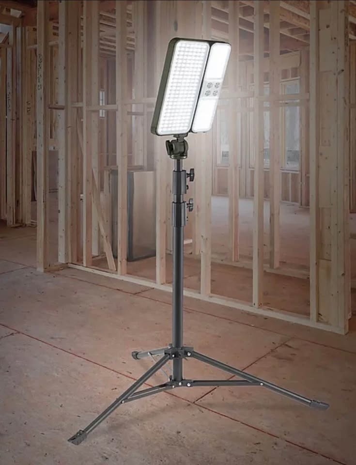 Solar U-line Rechargeable Job Site Work Light H-10882 - photo 2