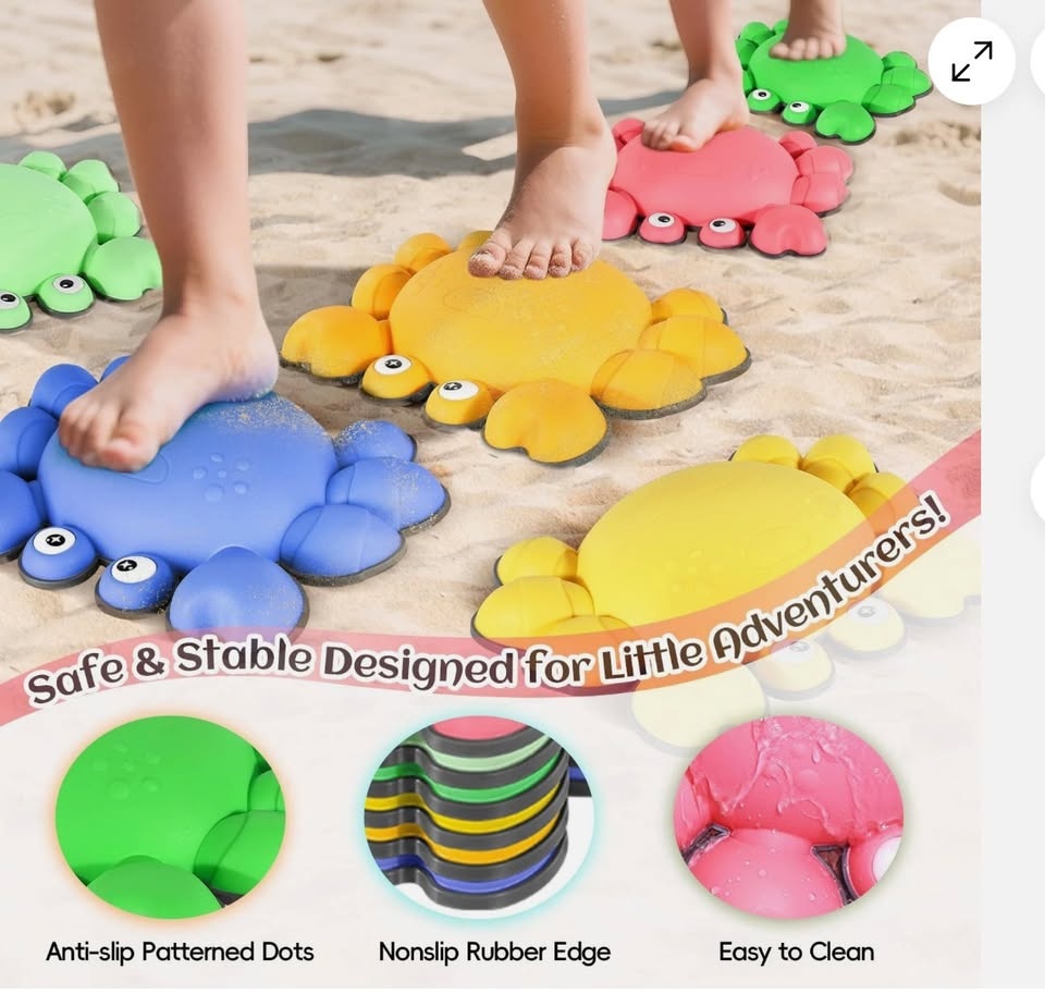 Brand New Crab Shaped Stepping Stones for Kids - photo 5