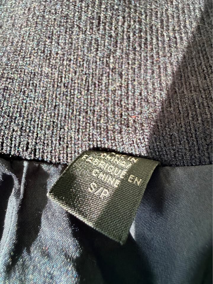 Saks Fifth Avenue Striped Bomber Jacket, SMALL - photo 5