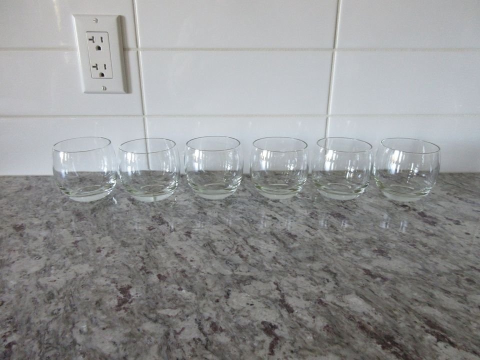 Vintage Roly Poly Glasses Set with Caddy (6 Glasses) - photo 2