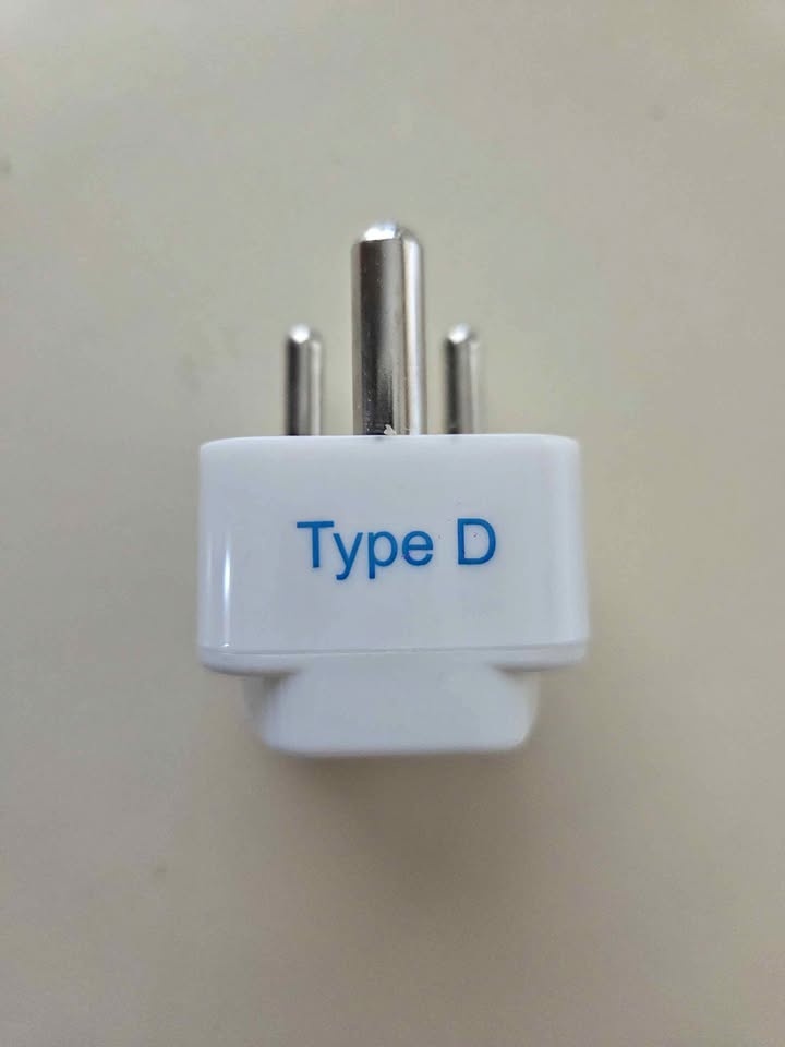 INDIA  Travel Adapter Type D - NEW