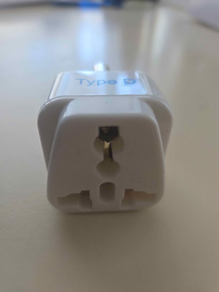 INDIA  Travel Adapter Type D - NEW - photo 2