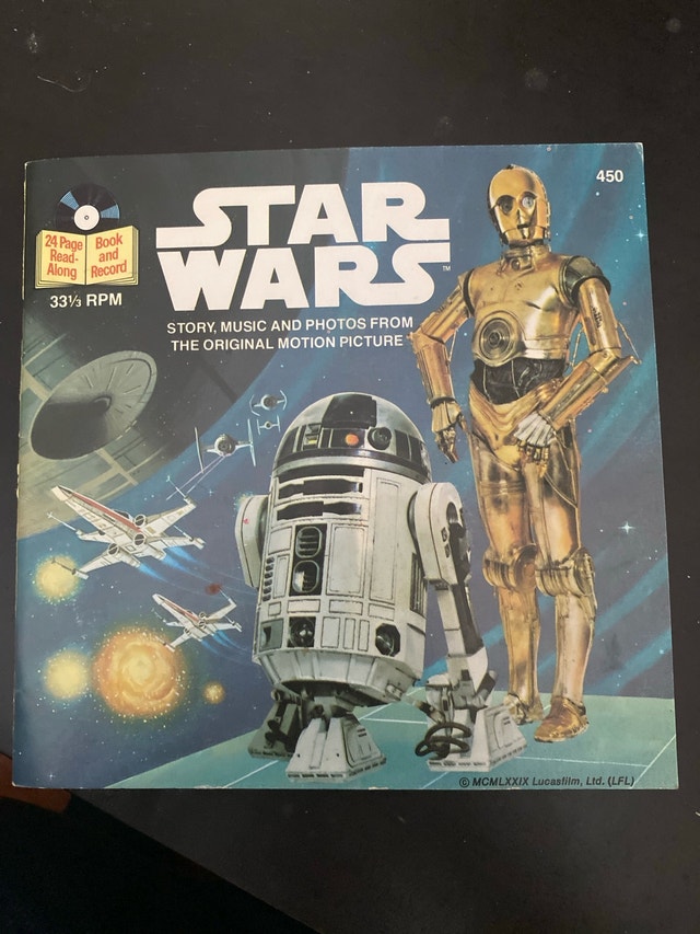 Star Wars 1979 Book and Record (7”)