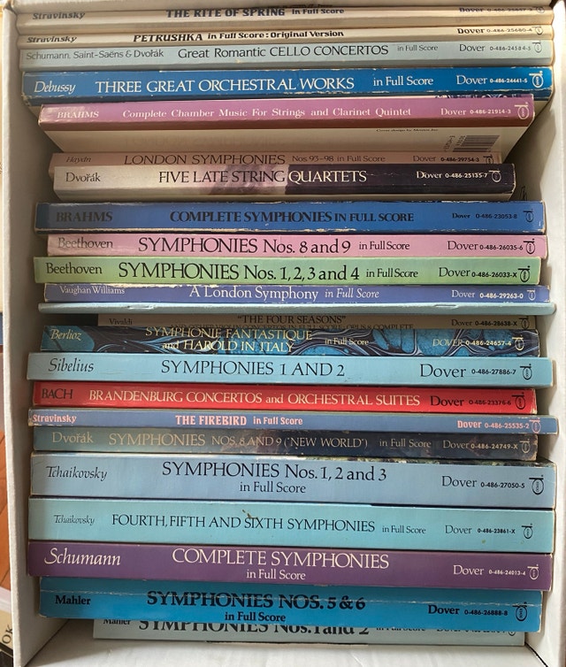 56 Complete Score Music Books - Dover