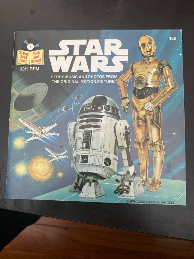 Star Wars 1979 Book and Record (7”)