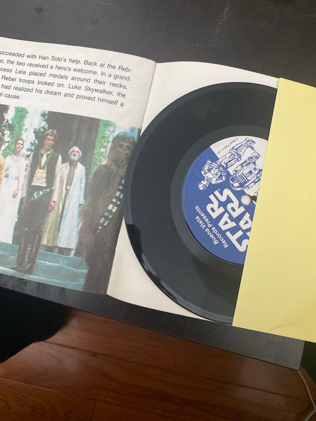 Star Wars 1979 Book and Record (7”) - photo 3