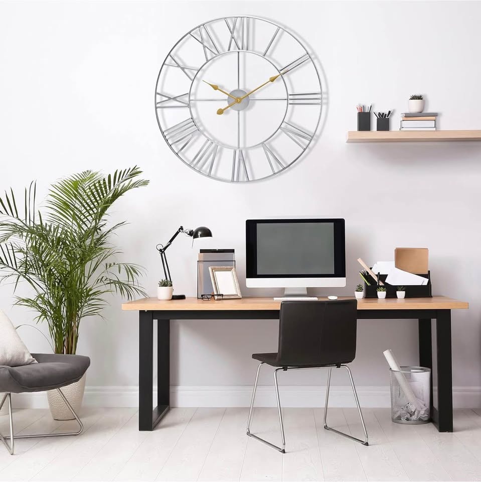 Metal Wall Clock - 24" NEW IN OPEN BOX - photo 3