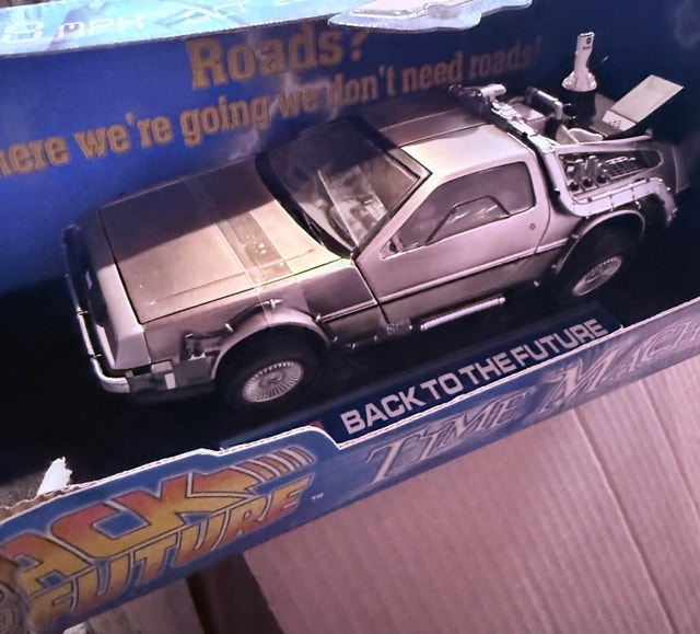 Sun Star 1:18 Scale Back To The Future Time Machine - photo 2